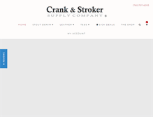 Tablet Screenshot of crankandstroker.com